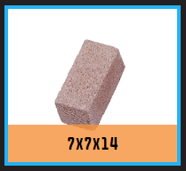 7x7x14 cm Kablo Tuğlası