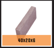 40X20X6 cm Kablo Tuğlası