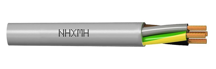 4X4 MM 300/500 V Halojensiz Alev İletmeyen Çok Damarlı Bakır İletkenli Kablolar