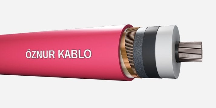 1X400/35 20,3/35 kV XLPE İzoleli Alüminyum İletkenli Tek Damarlı Orta Gerilim Güç Kabloları