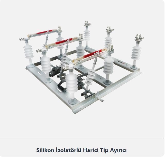 Silikon İzolatörlü Harici Tip Ayırıcı 36kV 16kA 630A  HST